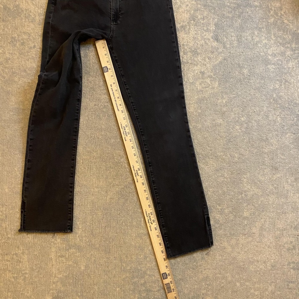 AG Adriano Goldschmied The Mari Jeans Womens 29 Charcoal High Rise Slim Straight - Picture 6 of 15
